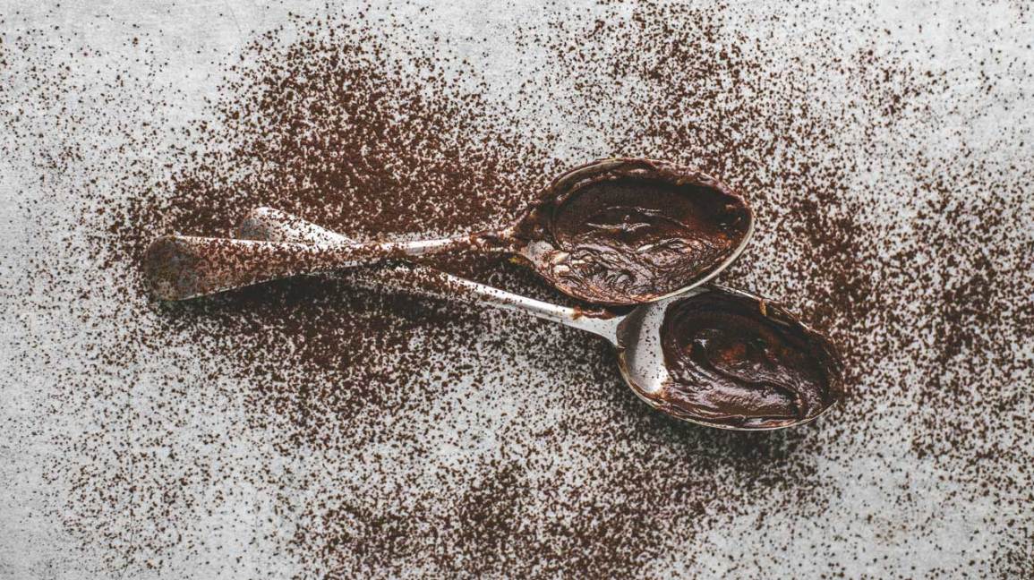 cocoa powder sprinkled